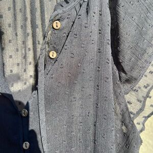Cute Black Loft blouse size M